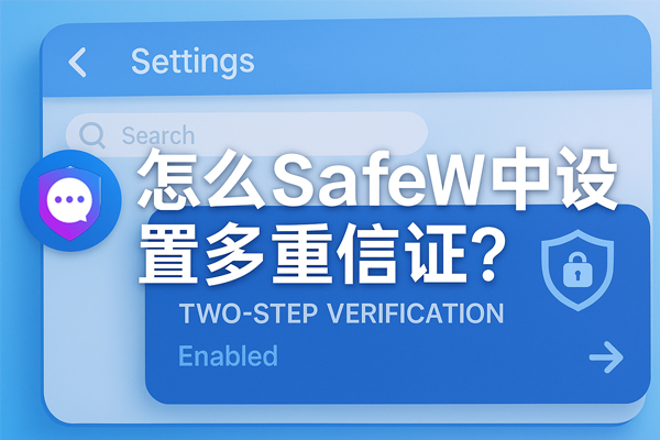 怎么在SafeW中设置多重验证？